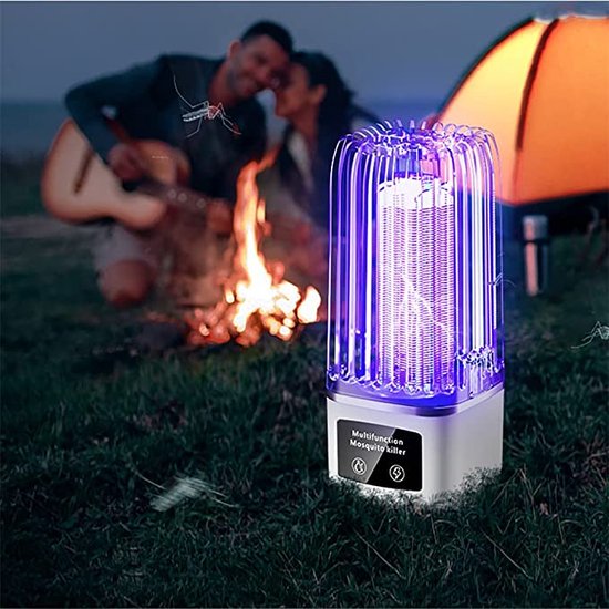 Vlooienlamp – Val Voor Vlooien, Muggen & Motten – 2 Stuks Met Kleefplaten – Veilig & Geurvrij Voor Binnen