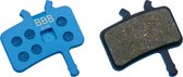 BBB Cycling DiscStop Remblokken - Schijfremblokken - Compatibel met SRAM & Avid Juicy Schijfremmen - Blauw - BBS-42T