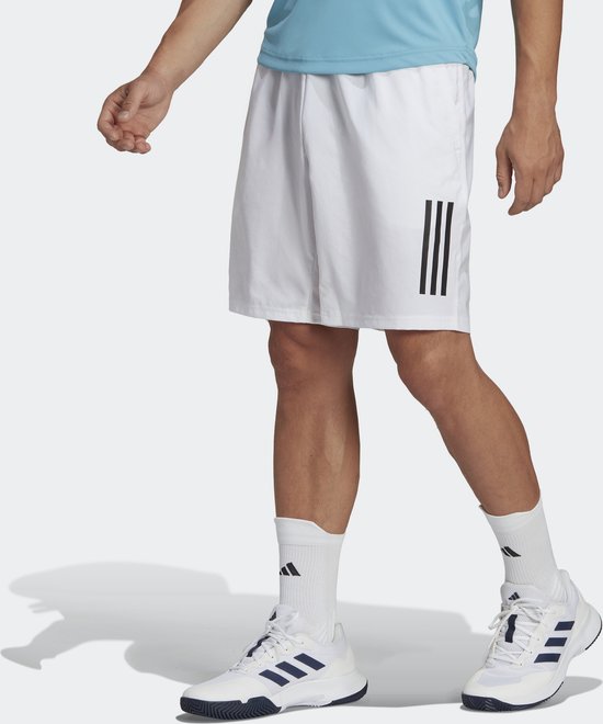 adidas Performance Club 3-Stripes Tennis Shorts - Heren - Wit- XL 7"