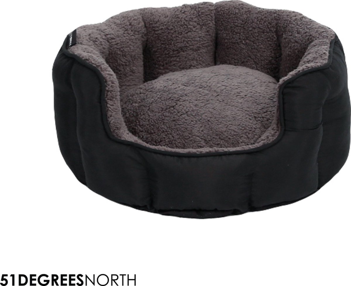 51Degrees North Sheep - Hondenmand - L - Zwart - Ø75 x 30 cm