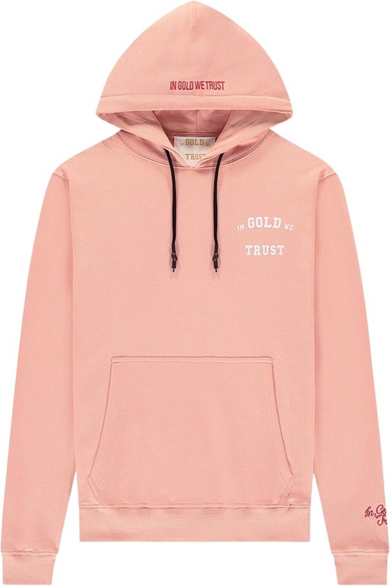 In gold we trust hoodie roze sale