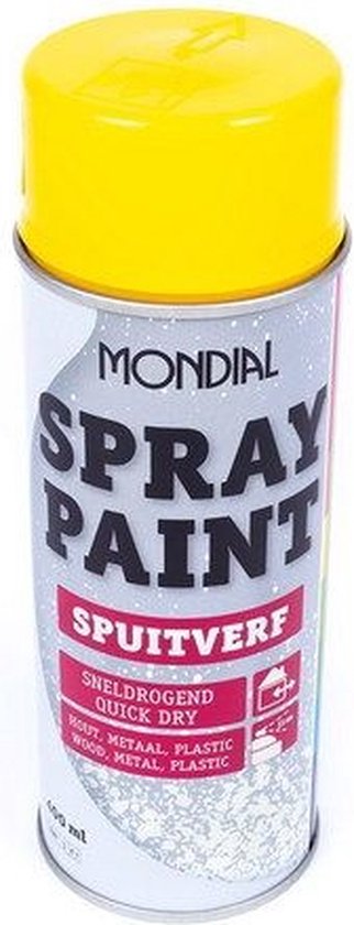 Hoogglans Spray Paint - Kwaliteitslak Verkeersgeel | RAL 1023 | Beitsenkwast.nl