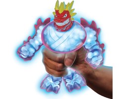 foto van Goo Jit Zu Shifters superhelden set - Blazagon - Glow in the dark - Stretchfiguur