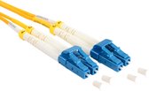 S-Impuls LC Duplex Optical Fiber Patch kabel - Single Mode OS1/OS2 - geel - 1 meter