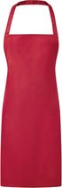 Schort/Tuniek/Werkblouse Unisex One Size Premier Red 80% Polyester, 20% Katoen