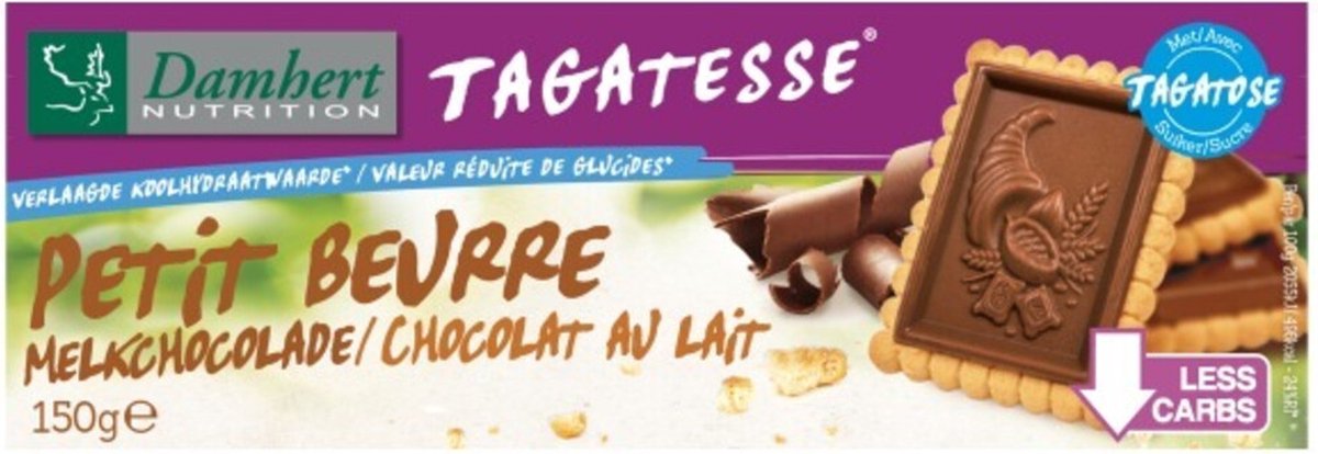Goedkoopste Damhert Petit Beurre Melkchocolade 125 gr