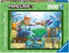 foto van Ravensburger Minecraft Legpuzzel 1000 stuk(s) Videospel