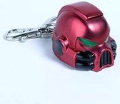 Semic Warhammer - Warhammer 40K Space Marine MKVII Helmet Blood Angels 3D Sleutelhanger - Rood