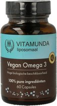 Vitamunda - Liposomale vegan omega 3 - 60 Capsules