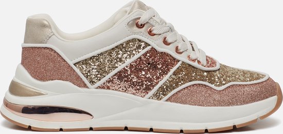 Tamaris Sneakers goud Synthetisch - Dames - Maat 40