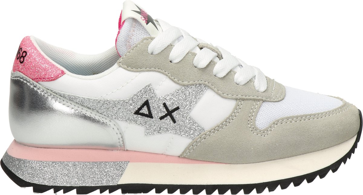 Sun68 Stargirl Glitter Lage sneakers Dames Wit Maat 37 bol