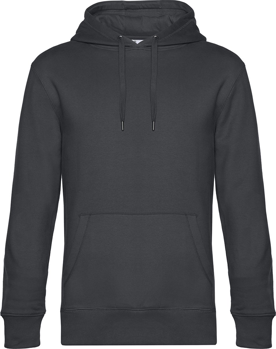 KING Hoodie B&C Collectie Asphalt Grijs
