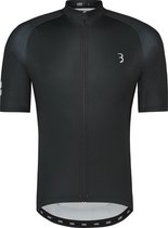 BBB Cycling ConvertFit ECO Fietsshirt Heren - Korte Mouwen - Duurzaam Wielershirt - Fietskleding Heren - Zwart - Maat XL - BBW-410