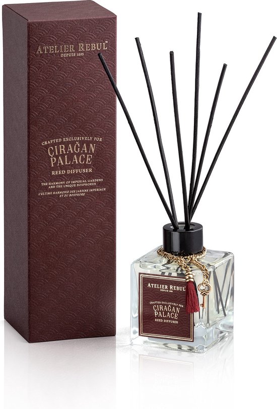 Atelier Rebul Ciragan Palace Bâtons parfumés (120ml) - Parfum d'Ambiance Unique - Diffuseur de Parfum Délicieux