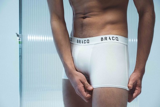 BRACQ - Basic Range - 101 White boxer