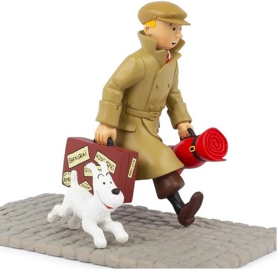 Moulinsart - Tintin - statue The Homecoming - objet de collection