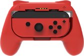 Controller Grip Houder geschikt voor Nintendo Switch Joy-Con met Thumb Grips - Rood TNS-1818