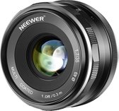 Neewer® - 35 mm F1.7 Handmatige Prime vaste lens met groot Diafragma - APS-C Geschikt voor Sony E-Mount - Digitale Spiegelcamera - A7III A9 NEX 3 3N 5 NEX 5T NEX 5 A6400 - A5000 A5100 A6000 A6100 A6300 A6500 00
