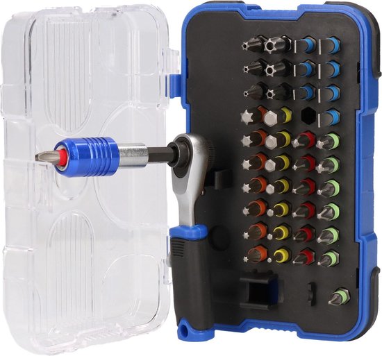 Bahco bit- en doppenset - met bitratel - 1-4inch - 26-delig - 2058-s26