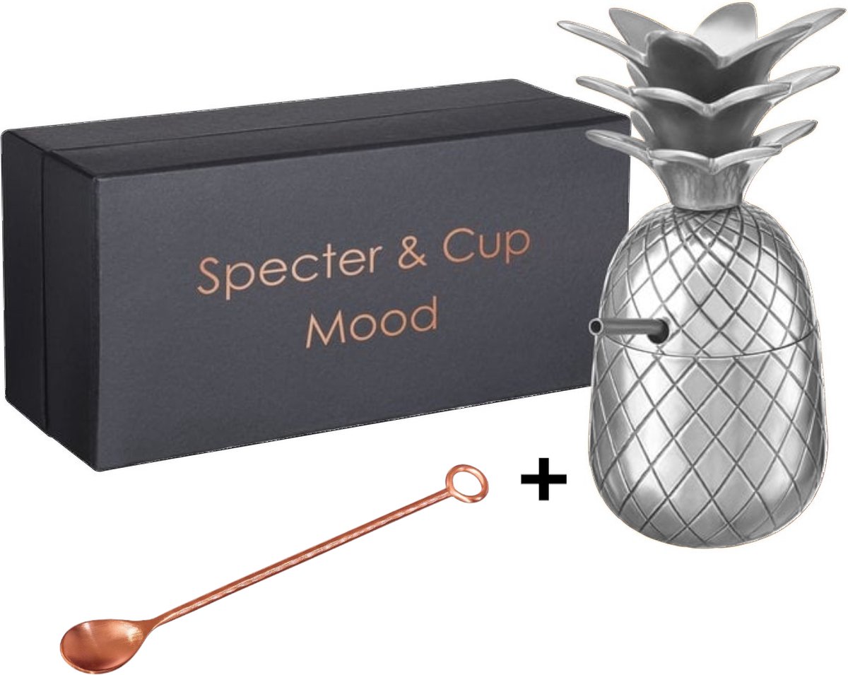 Spectre & Cup-Cocktail Beker-Ananas Beker-Cocktail Set- Geschenksets-Cocktaiset
