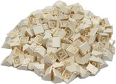 100 Bouwstenen 2x2 dakpan 45 graden | Wit | Compatibel met Lego Classic | Keuze uit vele kleuren | SmallBricks