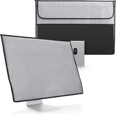 kwmobile Beschermhoes voor beeldscherm - geschikt voor Apple iMac 24" - Met een vak voor toetsenboard, muis en kabel - in lichtgrijs