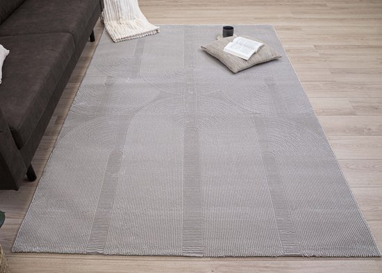 Tapis Moderne Flycarpets Aurelia - Beige - 80x150 cm