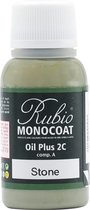 Rubio Monocoat Oil Plus 2C - Ecologische Houtolie in 1 Laag voor Binnenshuis - Stone, 20 ml