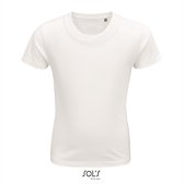 SOL'S - Pioneer Kinder T-Shirt - Wit - 100% Biologisch Katoen - 110-116