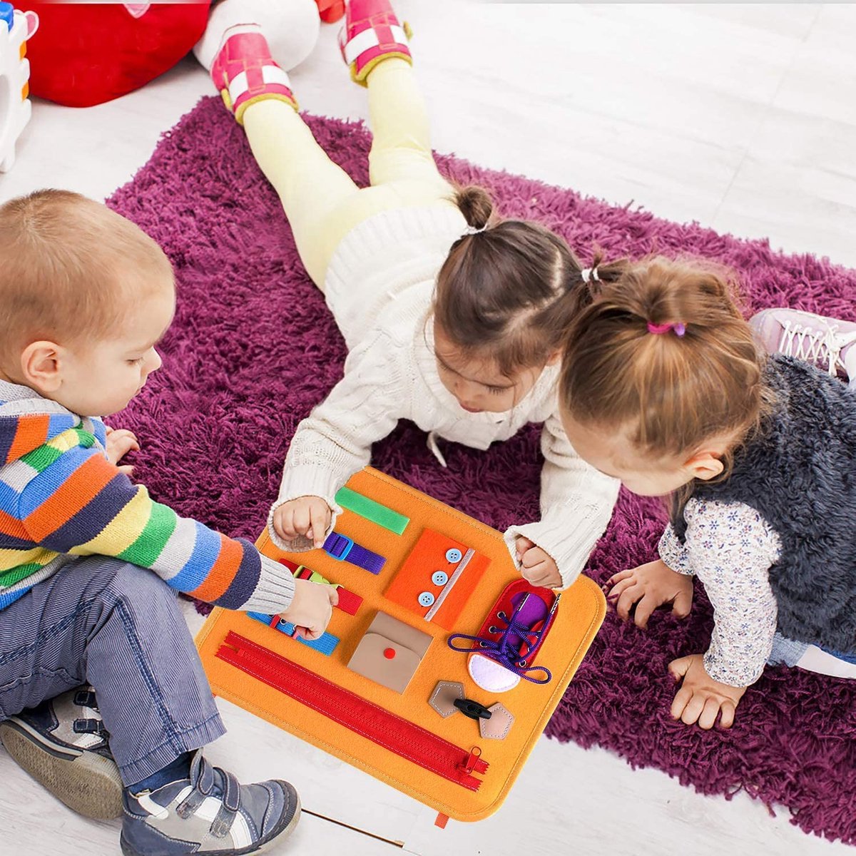 Montessori 1 An ZGGZHeim Busy Board Montessori Bébé 1 2 3 4 Ans, Valise Sensorielle Activité Montessori 1 An ZGGZHeim Busy Board Montessori Bébé 1 2 3 4 Ans, Valise Sensorielle Activité