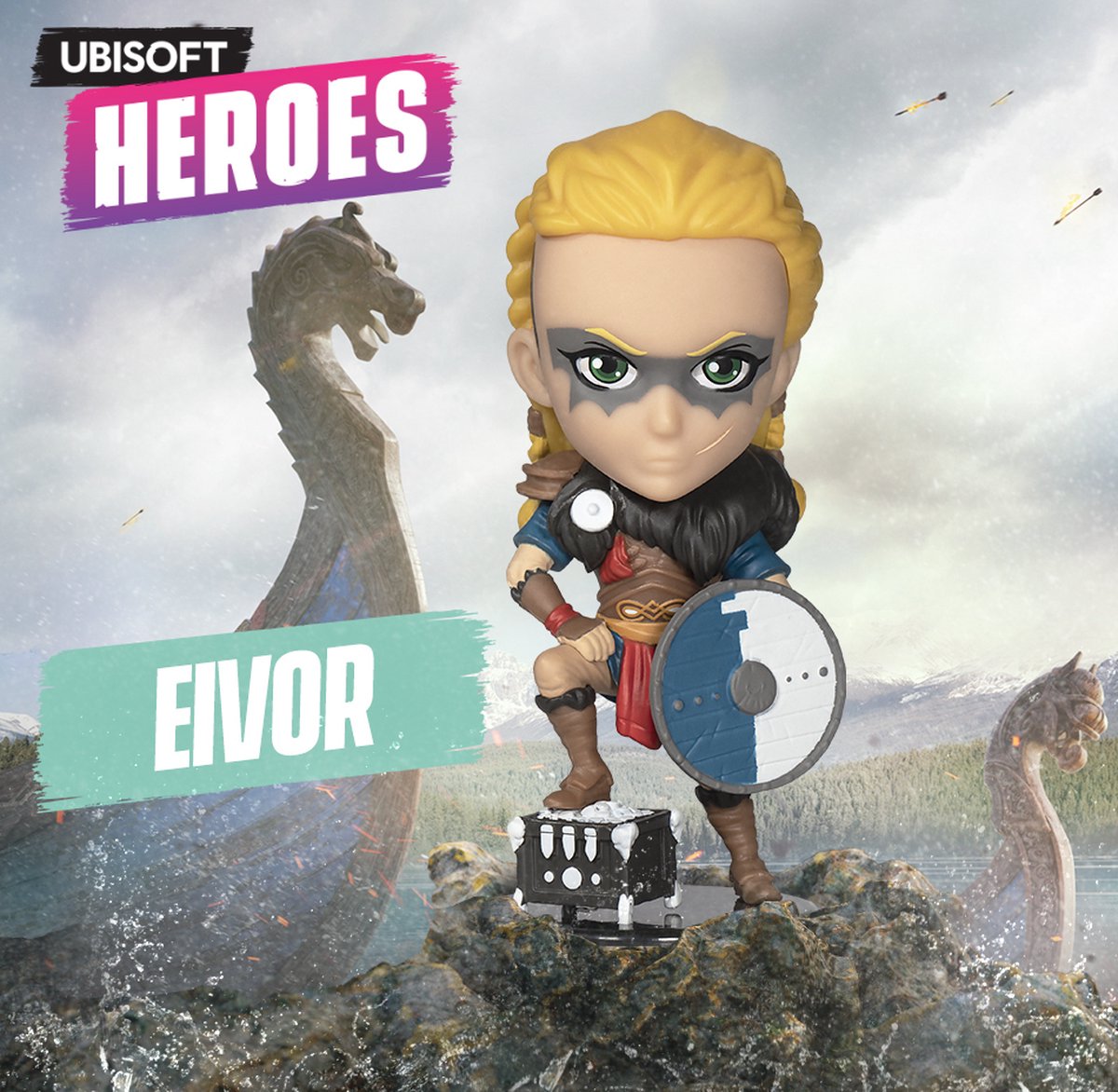 Ubisoft Heroes Chibi Figure Series 2 - Assassin's Creed Valhalla Evior ...
