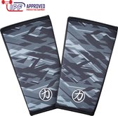 Strength Shop - 7mm Inferno Neoprene Knee Sleeves S – Dark Camo – IPF Goedgekeurd (Paar)