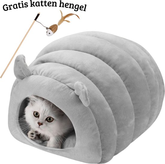 Janse Kattenmand XL - Grijs - Kattenhuis - Dierenmand - Kattenbed -  Poezenmand -... | bol.com