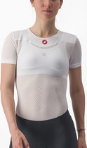 Maillot de cyclisme Castelli Pro Issue 2 SS - Taille S - Femme - blanc / rouge