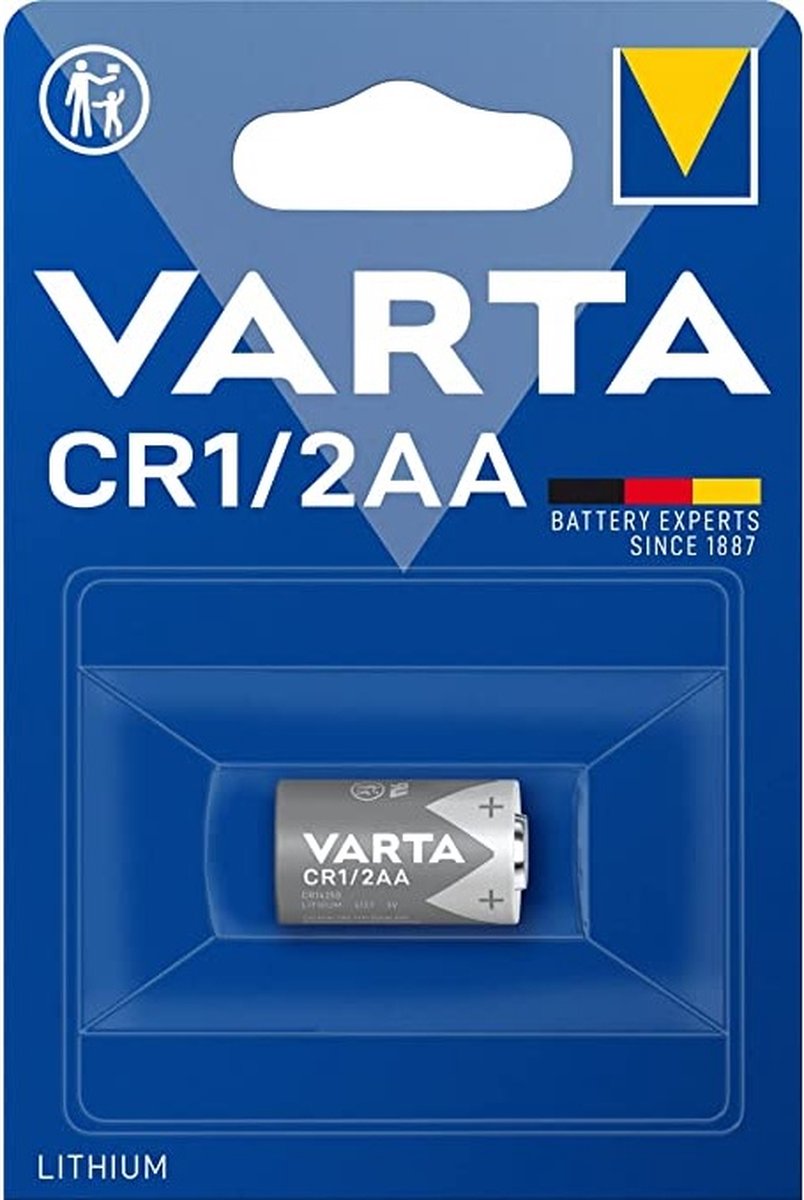 Accessoires Energie - Pile Lithium Varta 3v Cr 1/2 AA avec languettes