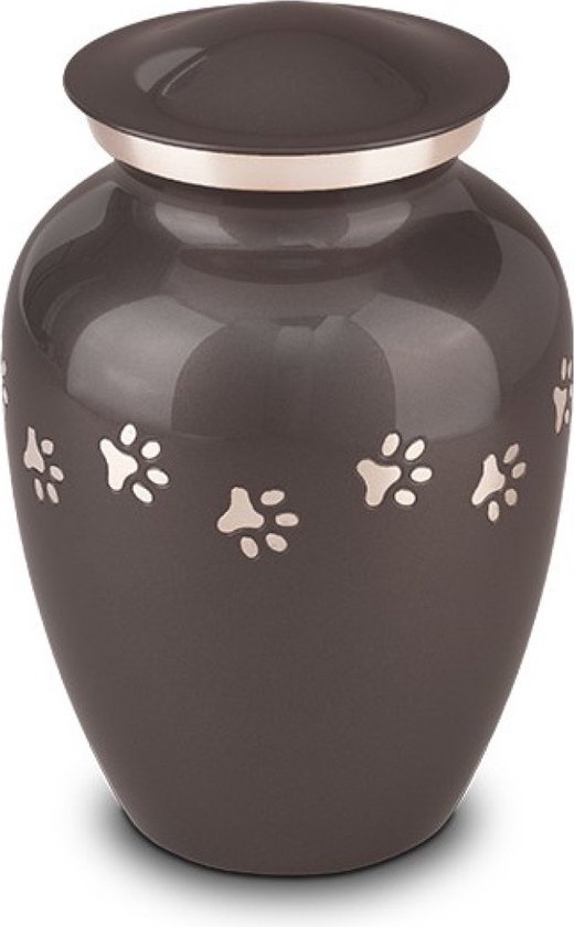 Pootafdruk mini messing dierenurn