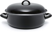 Bol.com Orange85 Braadpan Inductie - Met deksel - Emaille - 6 liter - 28 cm - Alle Warmtebronnen - Staal aanbieding