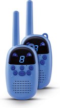 Silvercrest Walkie talkies voor kinderen - Blauw - vanaf 3 jaar - Kenmerk: LED-display - 5 beltonen - 9 schakelbare kanalen - Lage batterijwaarschuwing