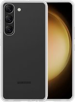 Hoesje Geschikt voor Samsung S23 Plus Hoesje Siliconen Case - Hoes Geschikt voor Samsung Galaxy S23 Plus Hoes Siliconen - Transparant