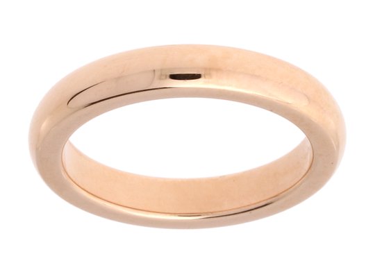 Roségouden ring - 14 karaat – aanschuifring - uitverkoop Juwelier Verlinden St. Hubert - van €750,= voor €619,=