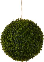 Mica Decorations Buxus Bol Kunstplant voor Buiten Hangend - Ø28 cm - Groen