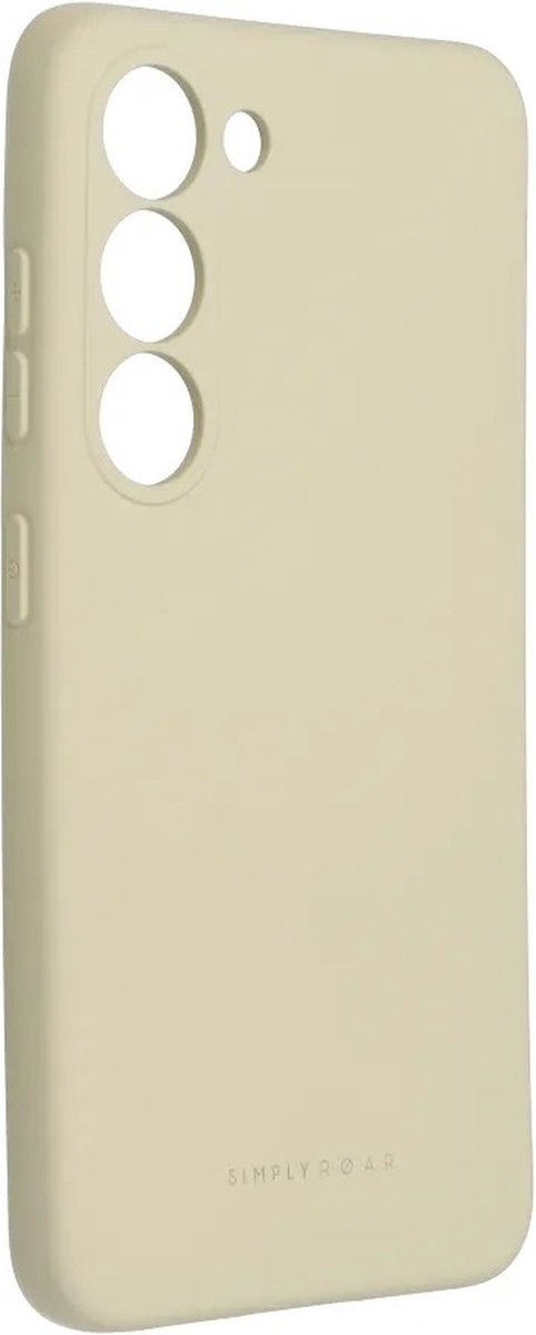 Roar Space Siliconen Back Cover hoesje Samsung Galaxy S23 - Aqua White