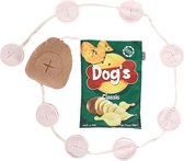 Honden Speelgoed Snuiven Speelgoed Aardappel Chips Pluche Molaren Verbergen Voedsel Ontbrekende Honden Speelgoed Dierbenodigdheden (Groen)