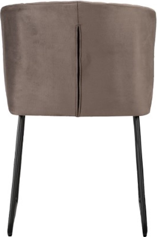 Soof&Tess Ferrara Esszimmerstühle 2er-Set – Samtbezug, Industrie-Design Mit Armlehnen