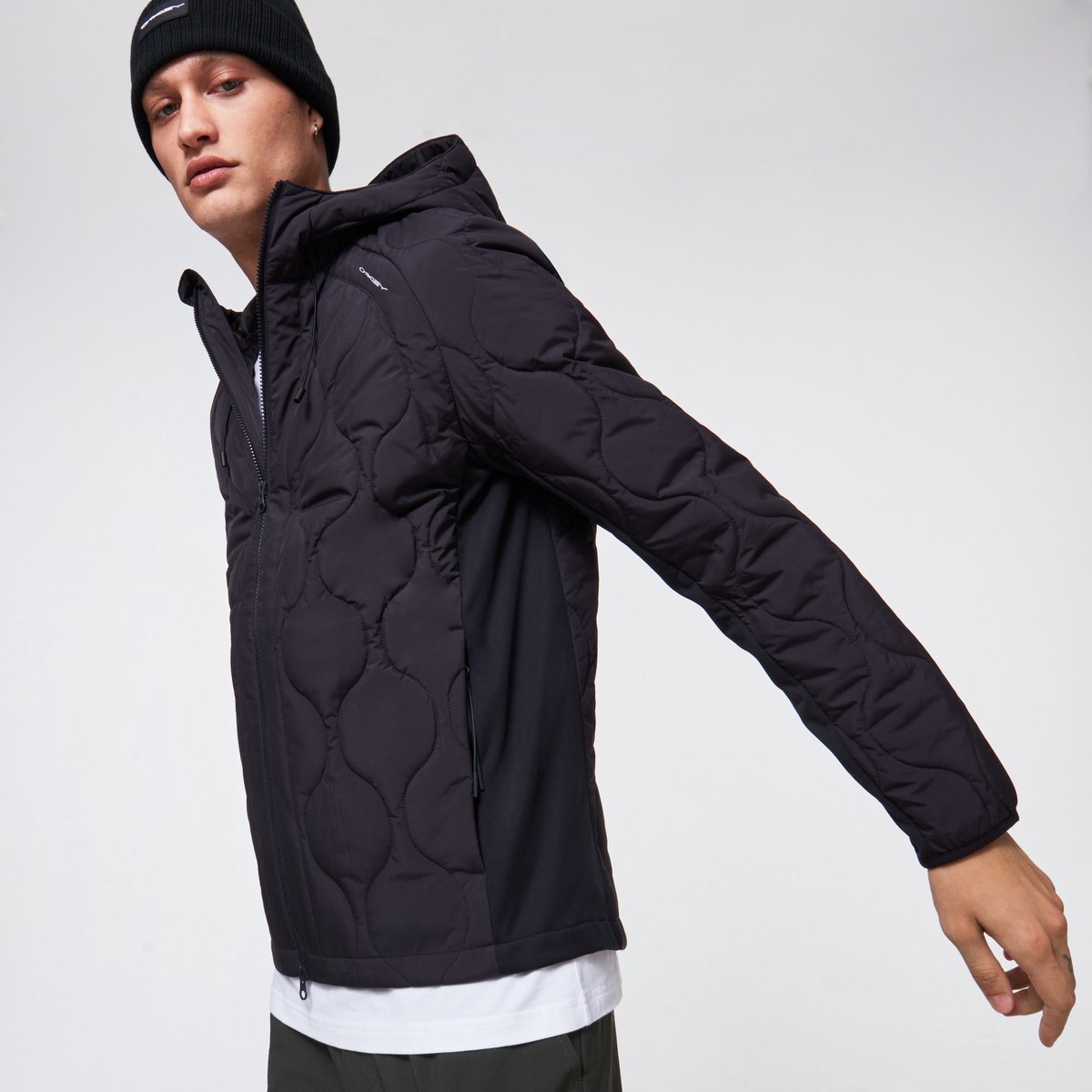 Geïsoleerde Warme jassen Oakley Definition Insulated Jacket Blackout Zwart