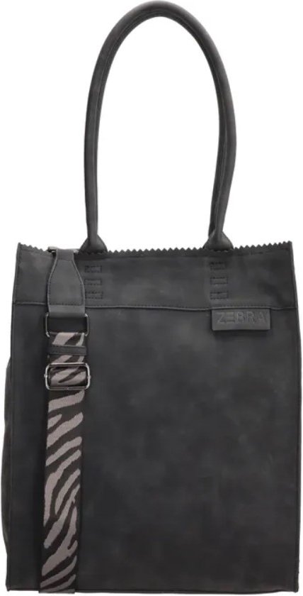 Zebra tas zwart sale