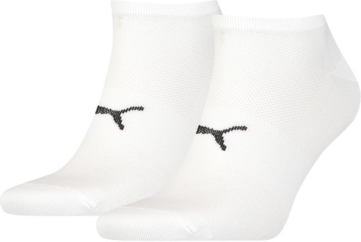 Puma Sport Light Sneaker Socks 2P Witte Sportsokken-35 38