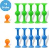 Afbeelding van het spelletje Fun Paste - Pop Darts Game - Set van 12 Sticky Darts - Trend bekend van TikTok - Siliconen Dartpijlen - Fidget Toys - Pop Tarts - Speelgoed