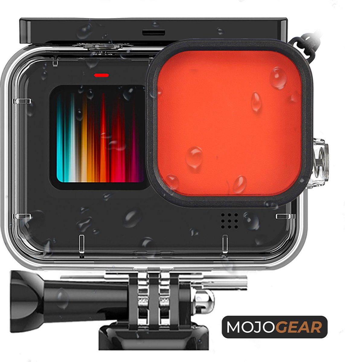 MOJOGEAR Duikfilters voor MOJOGEAR waterdichte behuizing GoPro Hero 9,10,11 en 12 thumbnail 2