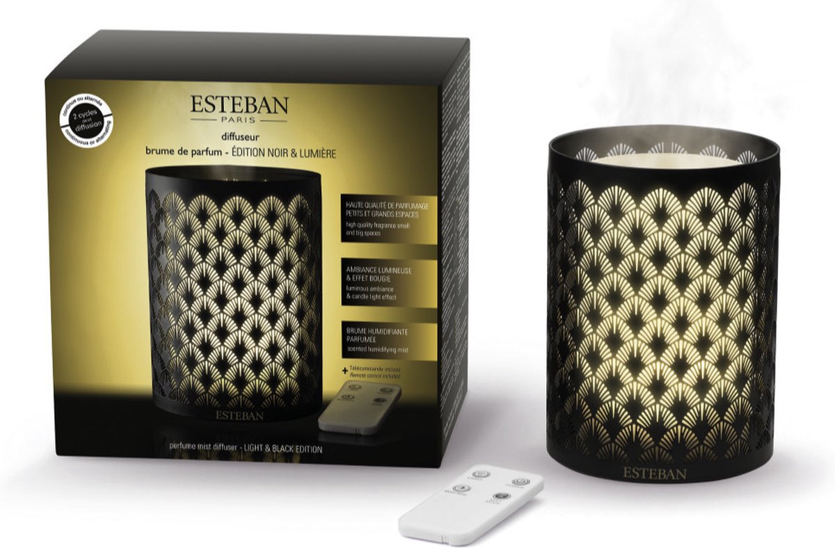 Esteban Mist Diffuser Light & Black edition